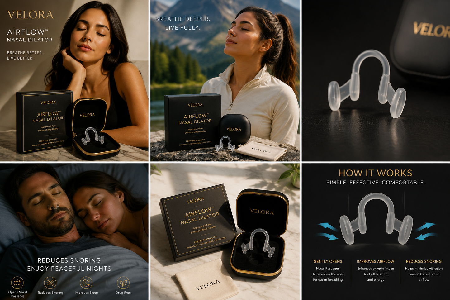 Velora AirFlow™ Nasal Dilator