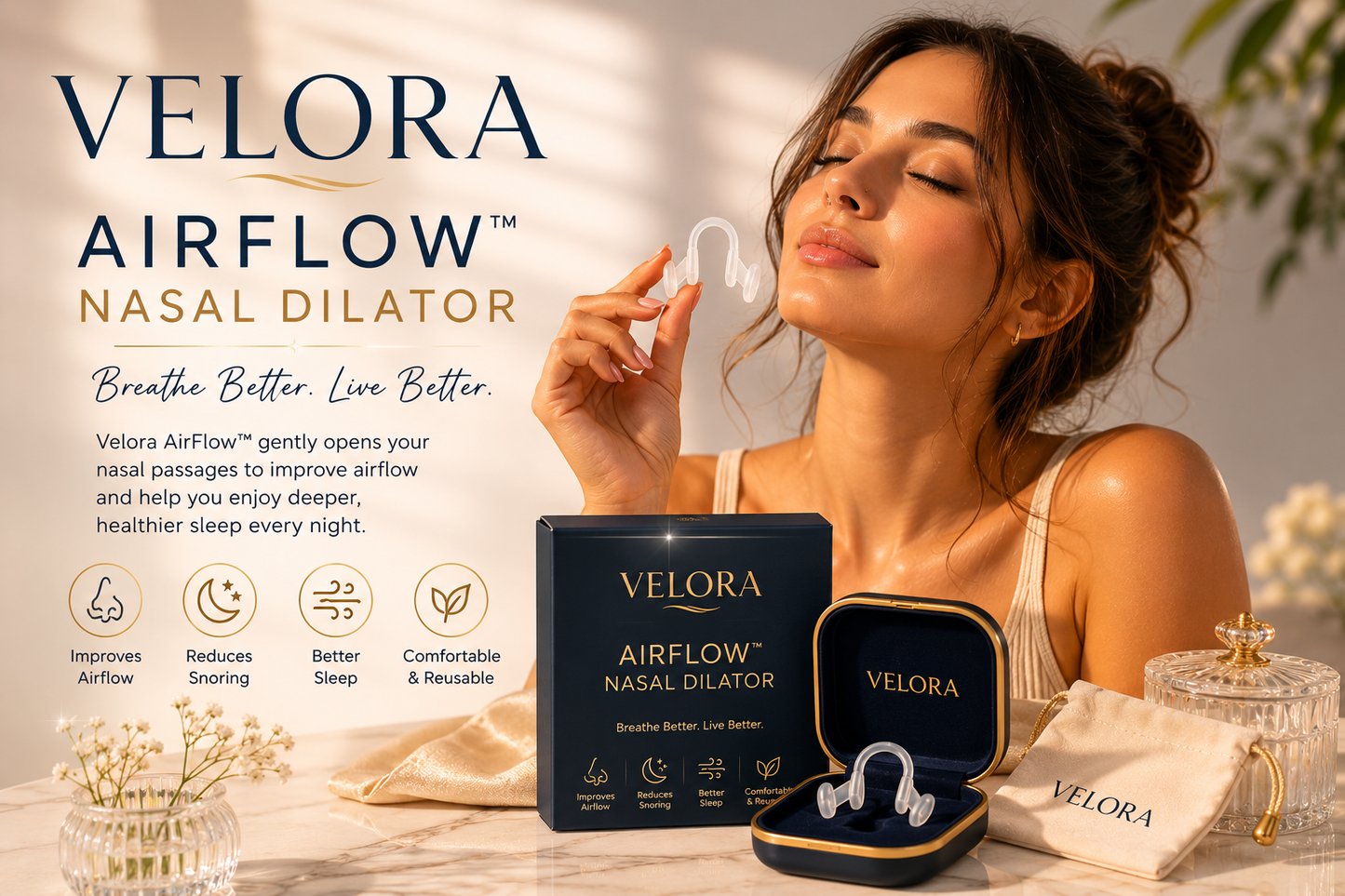 Velora AirFlow™ Nasal Dilator